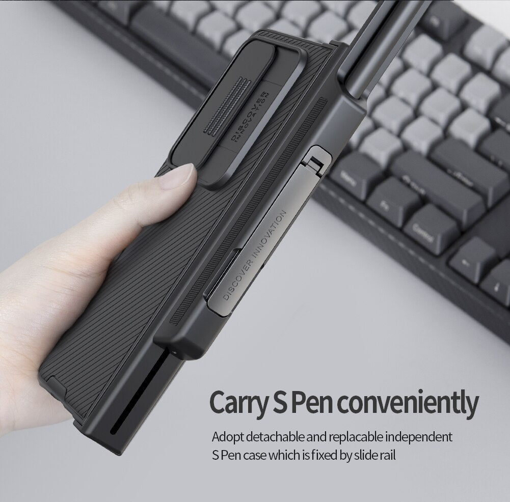 Nillkin CamShield Pro Case for Samsung Galaxy Z Fold 4 - Premium Mobile Phone Cases from Nillkin - Just $38.00! Shop now at Dressmycell.com Nillkin CamShield Pro Case for Samsung Galaxy Z Fold 4 - Premium Mobile Phone Cases from Nillkin - Just $38.00! Shop now at Dressmycell.com